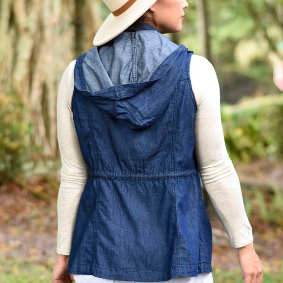 Dark Denim Vest - Picture 2 of 5